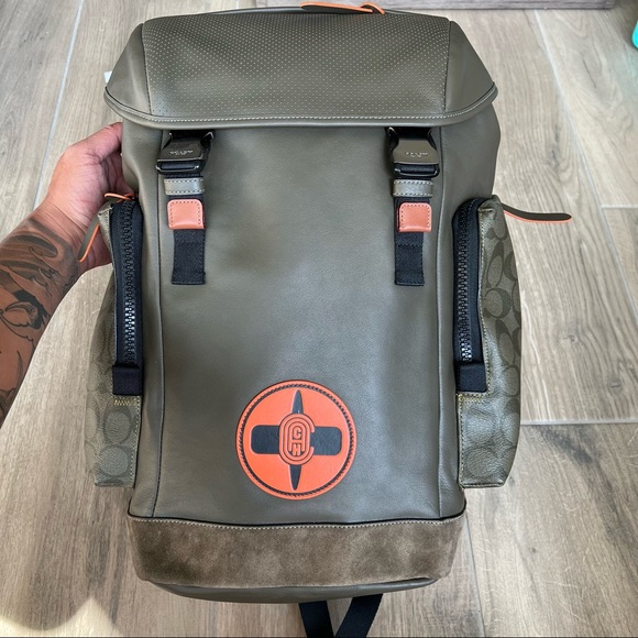 Coach X Michael B. Jordan Ranger Backpack With Signature Canvas Detail - Picture 4 of 12
